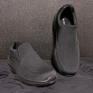 Bruno Marc Black Slip-On Loafers for Men